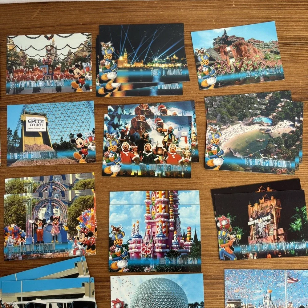 30th Anniversary Walt Disney World Trading card lot